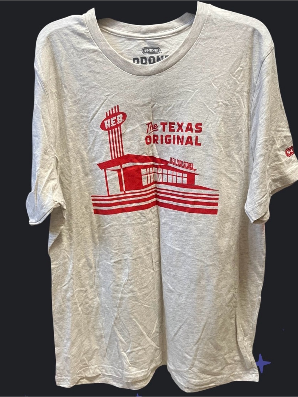 H-E-B The Texas Original Graphic Tee - White with Red Print